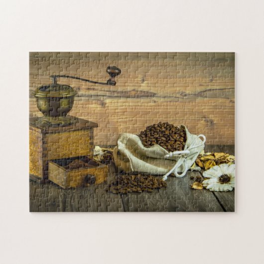 Rustic Coffee Grinder Foto Legpuzzel (Horizontaal)