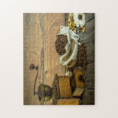 Rustic Coffee Grinder Foto Legpuzzel (Verticaal)