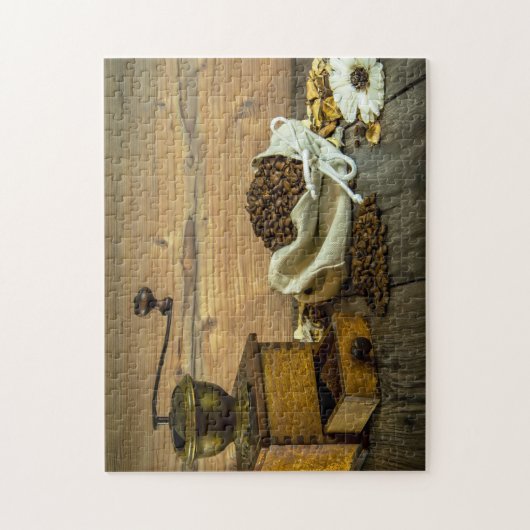 Rustic Coffee Grinder Foto Legpuzzel (Verticaal)