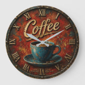 Rustic Coffee Grote Klok (Voorkant)