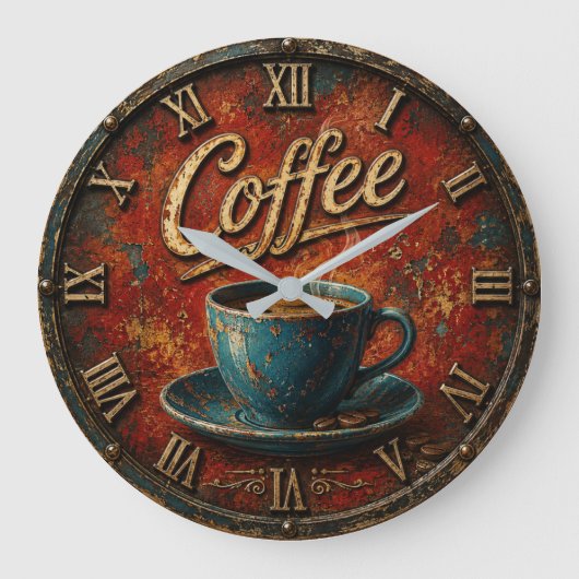 Rustic Coffee Grote Klok (Voorkant)