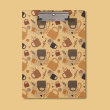 Rustic Coffee Love - Mok en hartpatroon