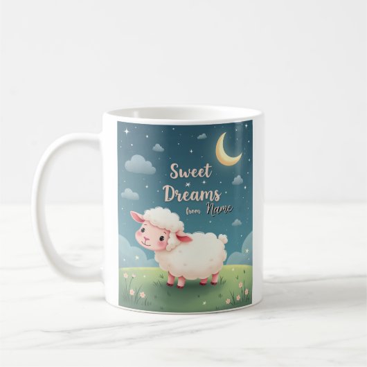 Rustic Coffee Mok - Zoete dromen van je Boerderij (Links)