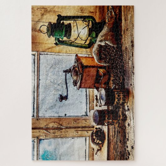 Rustic Coffee Nook Legpuzzel (Verticaal)