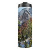 Rustic Colorado Rocky Mountain Lake Scene Thermosbeker (Voorkant)