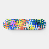 Rustic Colorful Persoonlijk Skateboard (Horizontaal)