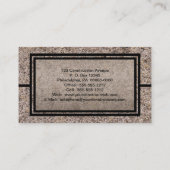 Rustic Concrete constructiebedrijven Visitekaartje (Achterkant)