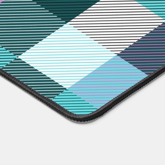 Rustic Contemporary Plaid Bureaumat (Hoek)