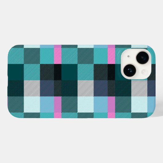 Rustic Contemporary Plaid Case-Mate iPhone Case (Achterkant (horizontaal))