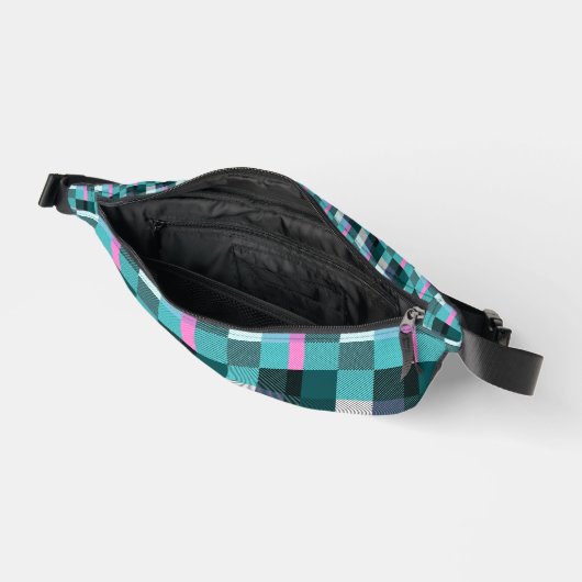 Rustic Contemporary Plaid Heuptasje (Open)