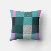 Rustic Contemporary Plaid Kussen (Achterkant)