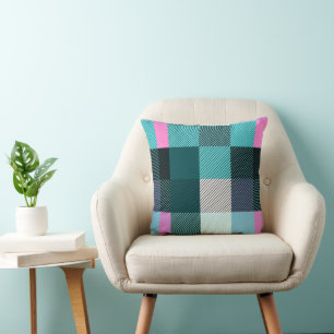 Rustic Contemporary Plaid Kussen