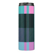 Rustic Contemporary Plaid Thermosbeker (Achterkant)