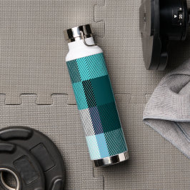 Rustic Contemporary Plaid Waterfles