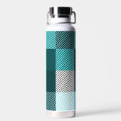 Rustic Contemporary Plaid Waterfles (Achterkant)