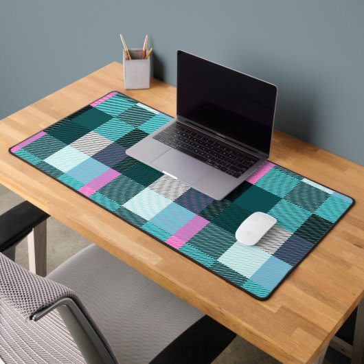 Rustic Contemporary Schotlandse ruit Bureaumat (Kantoor 2)