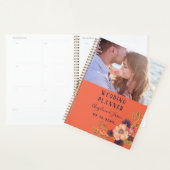 Rustic Coral Photo Wedding Planner (Display)