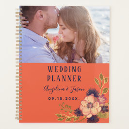 Rustic Coral Photo Wedding Planner