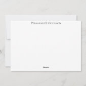 Rustic Cornucopia Harvest Thanksgiving Blessings Feestdagenkaart (Achterkant)