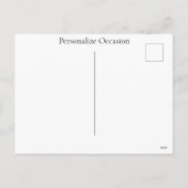 Rustic Cornucopia Harvest Thanksgiving Blessings Feestdagenkaart (Achterkant)