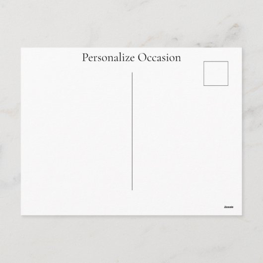 Rustic Cornucopia Harvest Thanksgiving Blessings Feestdagenkaart (Achterkant)