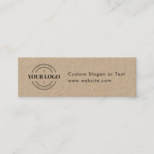 Rustic Corporate Event Logo Voucher Ticket (Voorkant)