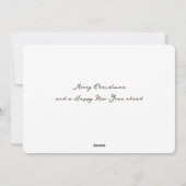 Rustic Cosy Biscuits Cookies Christmas Flat Feestdagenkaart (Achterkant)