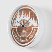 Rustic Cottage Cabin Barn | Custom Family Name (Hoek)