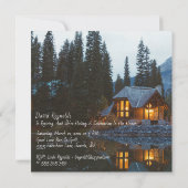 Rustic Cottage - Happy Retirement Party - Kaart (Achterkant)