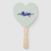 Rustic Cottage Rozen Wedding Suite Ceremony Party Handwaaier (Voorkant)