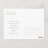 Rustic Cotton Pine Cone kerstfoto Wreater  Briefkaart (Achterkant)