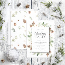 Rustic Cotton Winter Greenery Kerstfeest