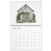 Rustic Country 12 verschillende schuren gepersonal Kalender (Jan 2027)