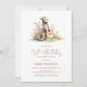 Rustic Country 30th Birthday Party Kaart (Voorkant)