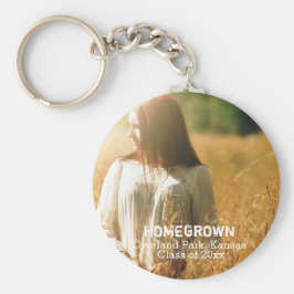 Rustic Country Afstuderen Foto Klasse 20XX Sleutelhanger