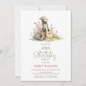 Rustic Country Any Age Birthday Party Kaart (Voorkant)