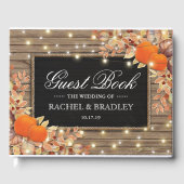 Rustic Country Autumn Fall Wedding Gastenboek (Voorkant)