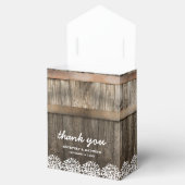 Rustic Country Baby's Breath Floral Wedding Bedankdoosjes (Geopend)