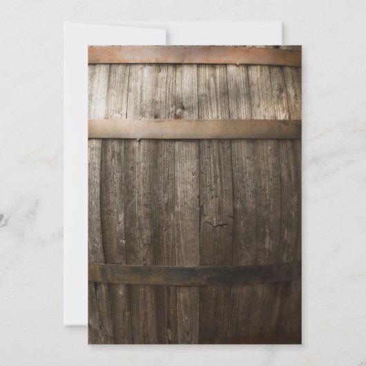 Rustic Country Babys Breath Save the Date Kaart (Achterkant)