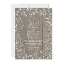 Rustic Country Baby's Breath Wedding