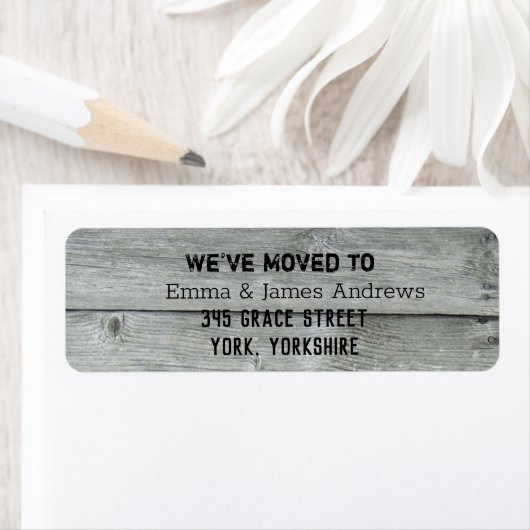 Rustic Country Barn We hebben het nieuwe adreslabe Etiket (Insitu)