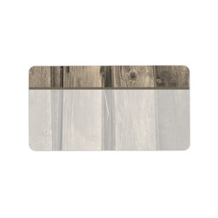 Rustic Country Barn Wood Etiket