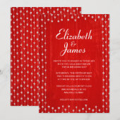 Rustic Country Barn Wood Wedding Invitations Kaart (Voorkant / Achterkant)