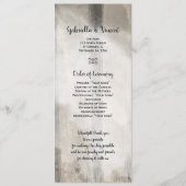 Rustic Country Barn Wood Wedding Programme Programmakaart (Voorkant)
