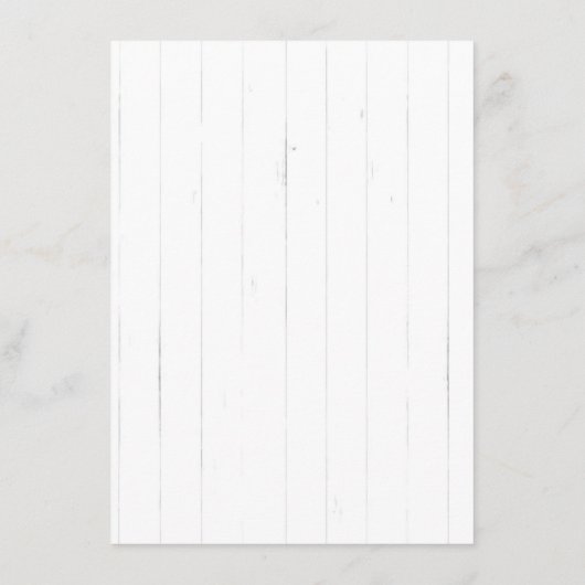 Rustic Country Boots Vrijgezellenfeest Bedankt Car Menu (Achterkant)