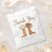 Rustic Country Boots Wedding Favoriete Bag Bedankzakje (Geknipt)