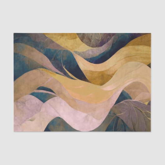 Rustic Country Brown Wood Designer Decoupage Paper Tissuepapier (Voorkant)