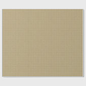 Rustic Country Burlap Brown Cadeaupapier (Vlak)