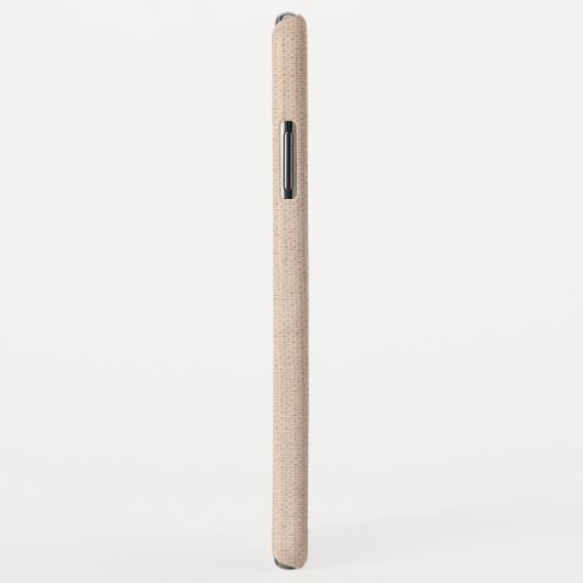 Rustic Country Burlap en Sunflower Monogram Case-Mate iPhone Case (Achterkant/rechts)