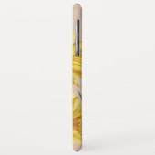 Rustic Country Burlap en Sunflower Monogram Case-Mate iPhone Case (Achterkant/links)